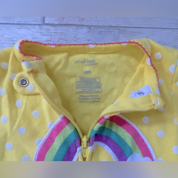 18m one piece footie pajamas - Picture 4 of 5